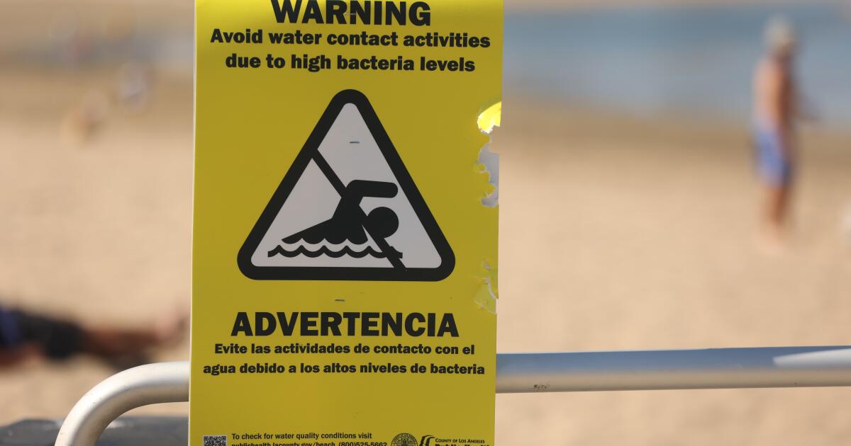 Avoid swimming at these L.A. County beaches, health officials say