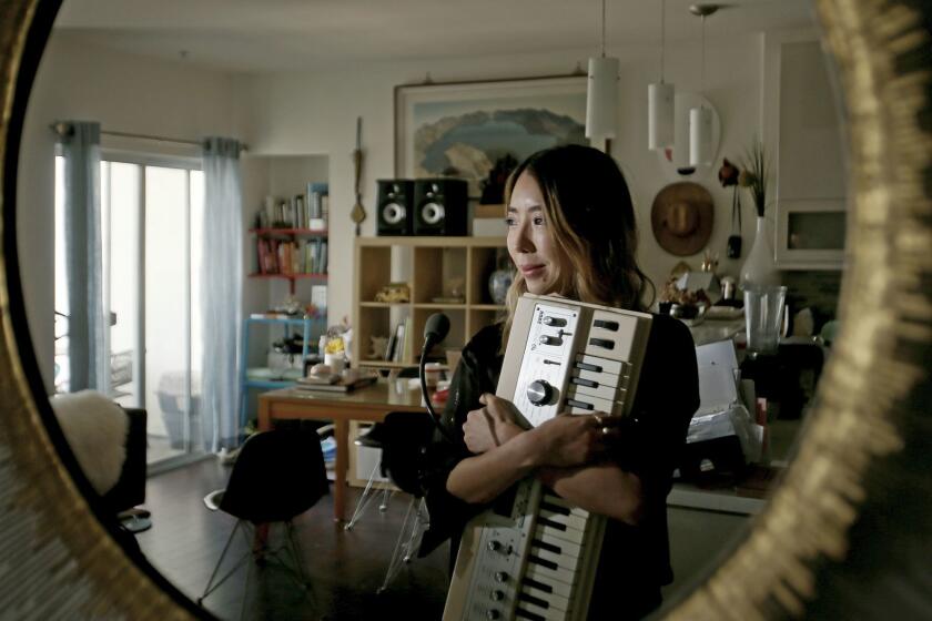 LOS ANGELES, CALIF. - SEP. 1=4, 2017. Jennifer Lee, aka Tokimonsta, produces electronic beat music. (Luis Sinco/Los Angeles Times)