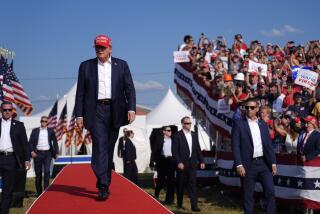 Republican presidential candidate former President Donald Trump arrives for a campaign rally, Saturday, July 13, 2024, in Butler, Pa. (AP Photo/Evan Vucci)