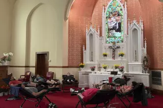 Minneapolis Church Offers Acupuncture Wellness Sessions for Immigrant Ministry Acupuncture treatment at san Pablo Lutheran church