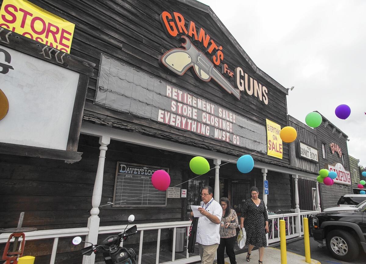 The Grant Boys in Costa Mesa announced this year that after 66 years, it would be closing. The landmark outdoor gear store opened in 1949.