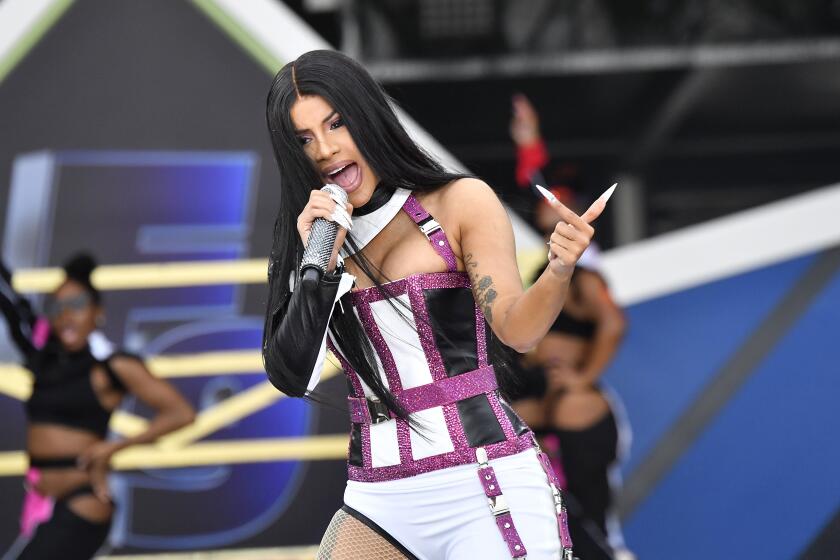 MIAMI, FLORIDA - JANUARY 31: Cardi B performs onstage during Universal Pictures Presents The Road To F9 Concert and Trailer Drop on January 31, 2020 in Miami, Florida. (Photo by Frazer Harrison/Getty Images for Universal Pictures)