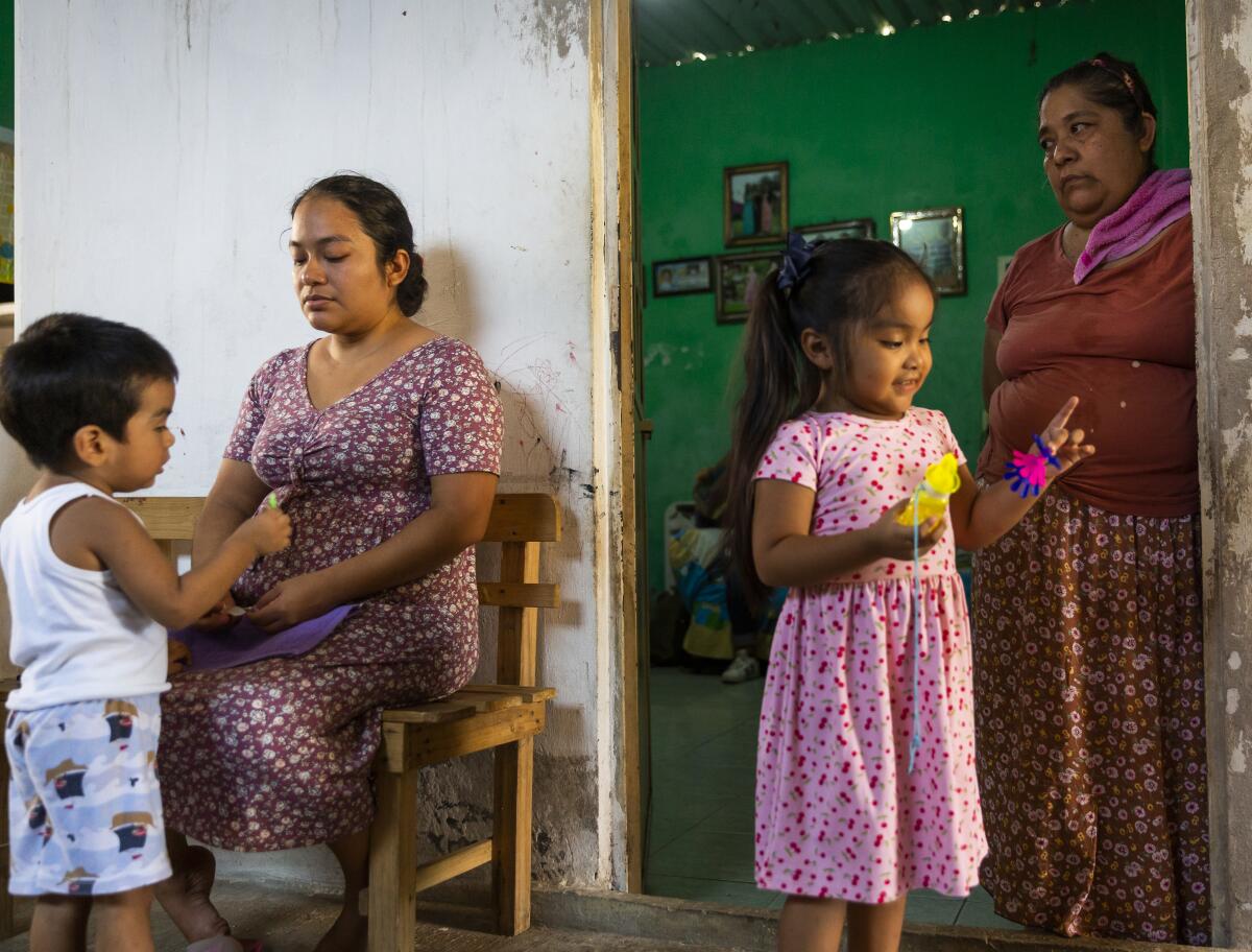Family in Oaxaca, Mexico