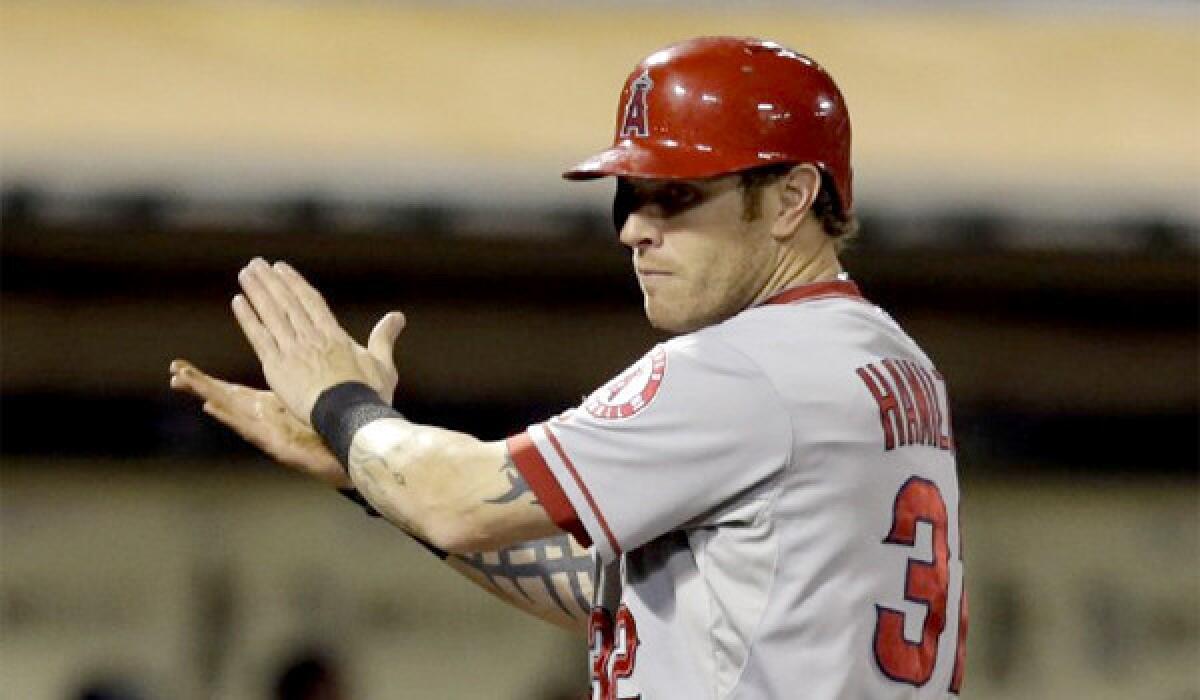 Josh Hamilton was forced to take the BART (Bay Area Rapid Transit) to Oakland Coliseum before Friday's game against the Athletics because the Bay Bridge was shutdown because of a bomb scare.