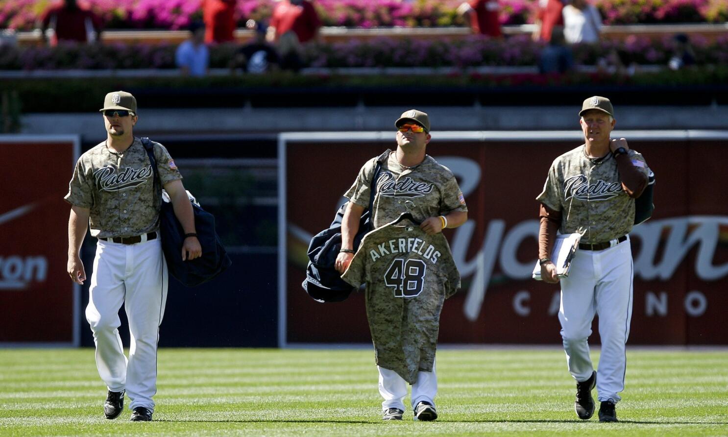 The Padres legendary camo uniforms