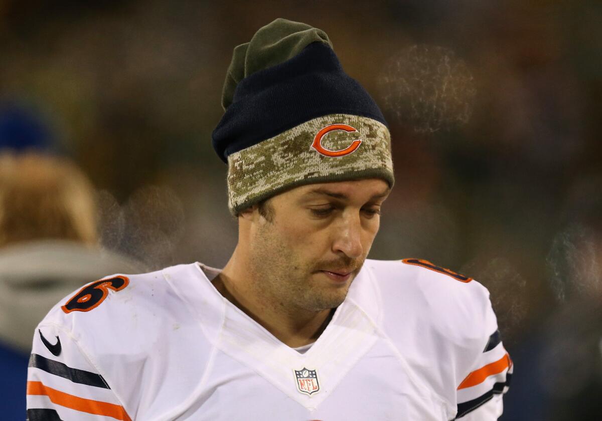 Jay Cutler, who has a 51-51 record in his eight seasons with the Bears, will likely be moved or released ($15 million salary next season, which includes a $2.5 million roster bonus). Chicago will look for a replacement using all possible avenues.
