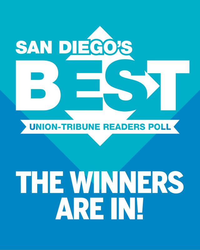 San Diego's Best winners banner