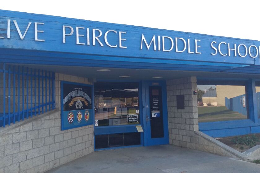 Olive Peirce Middle School Standout Students spotlighted.
