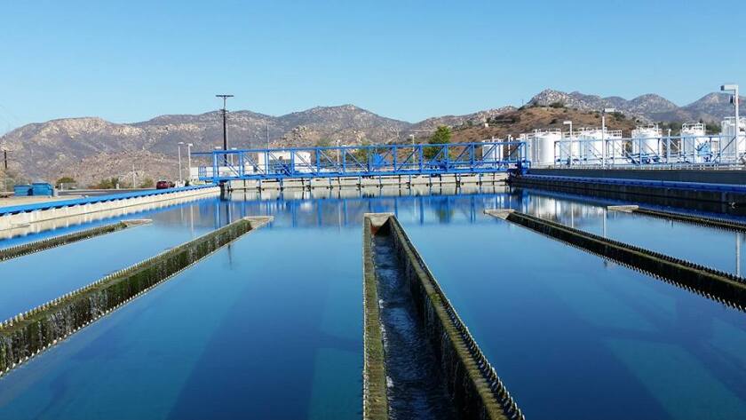 The Helix Water District's Levy Water Treatment Plant near Lake Jennings. The Helix Board voted to continue funding Padre Dam Municipal Water District's multi-million-dollar East County Advanced Water Purification Project in Santee.