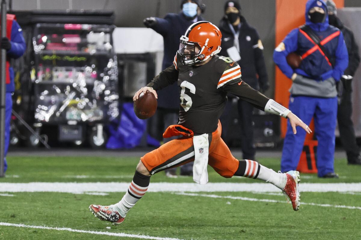 Lamar Jackson and Baker Mayfield meet again on Monday Night Football 