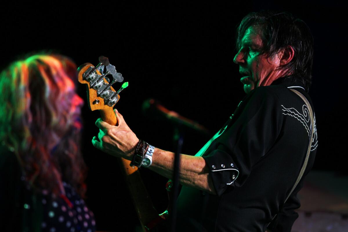 John Doe onstage with X in West Hollywood in 2014.