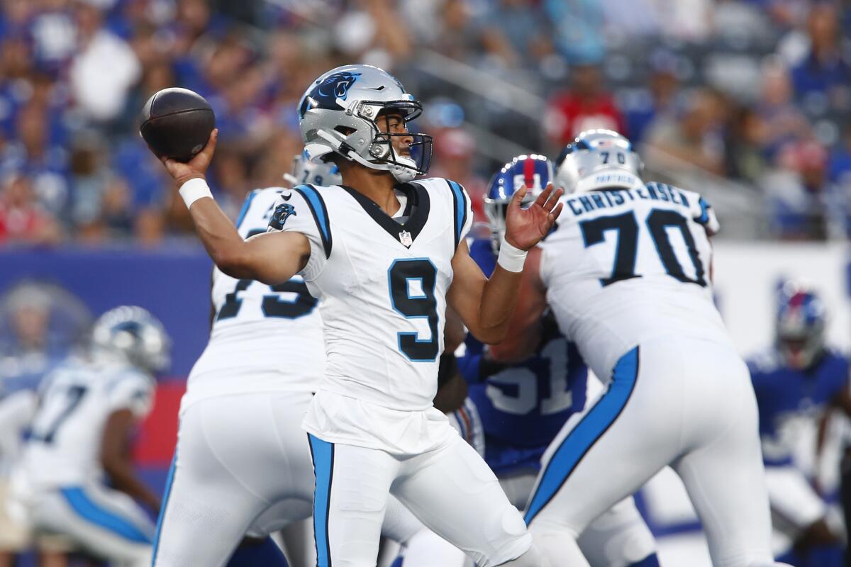 Panthers banking on rookie QB Bryce Young to snap 5-year playoff drought -  The San Diego Union-Tribune