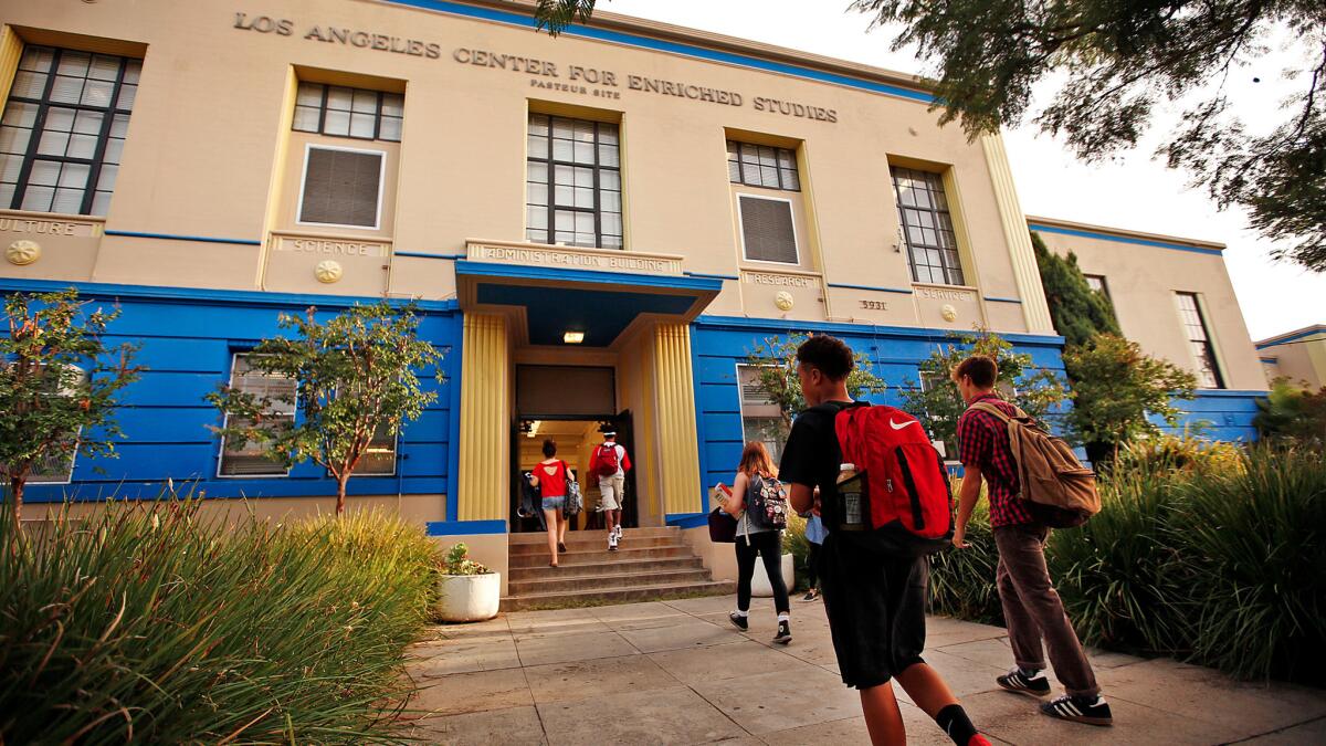 The Los Angeles Center for Enriched Studies is one of the most difficult magnet schools to get into.