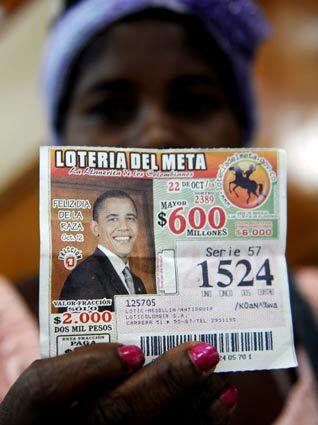 Obama lottery ticket