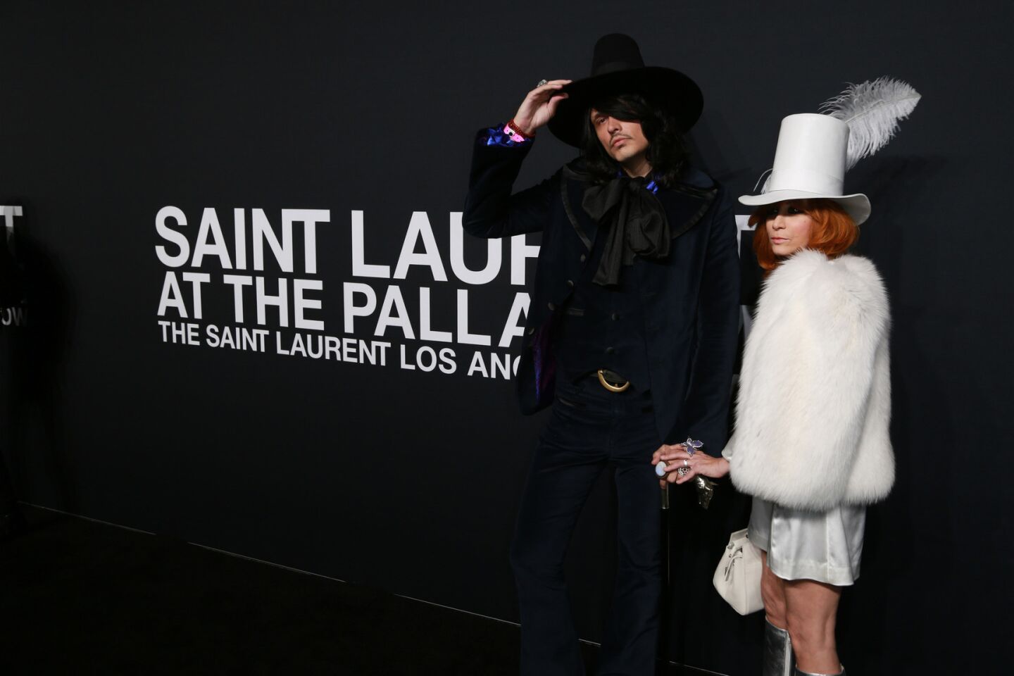Saint Laurent fashion show in Los Angeles