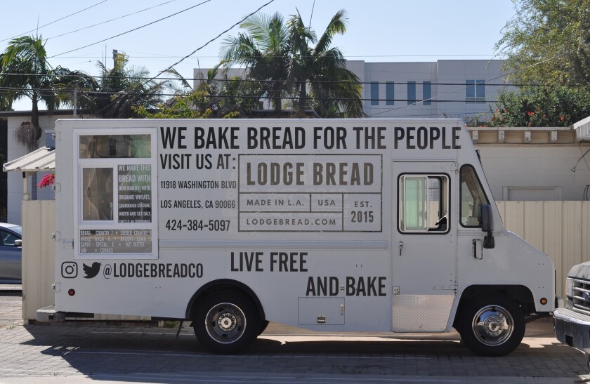 Culver Citys Lodge Bread Co Bakery Gets A Bread Truck