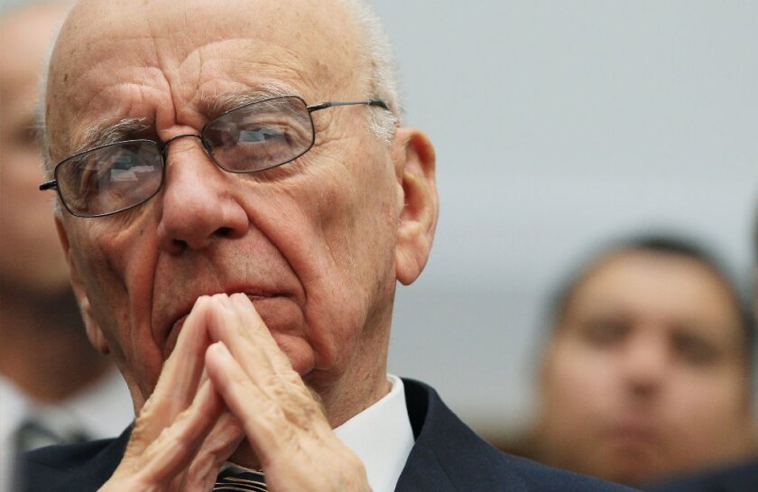 Rupert Murdoch will serve as executive chairman of both News Corp. and the new 21st Century Fox. He also will be chief executive of Fox, the larger of the two.