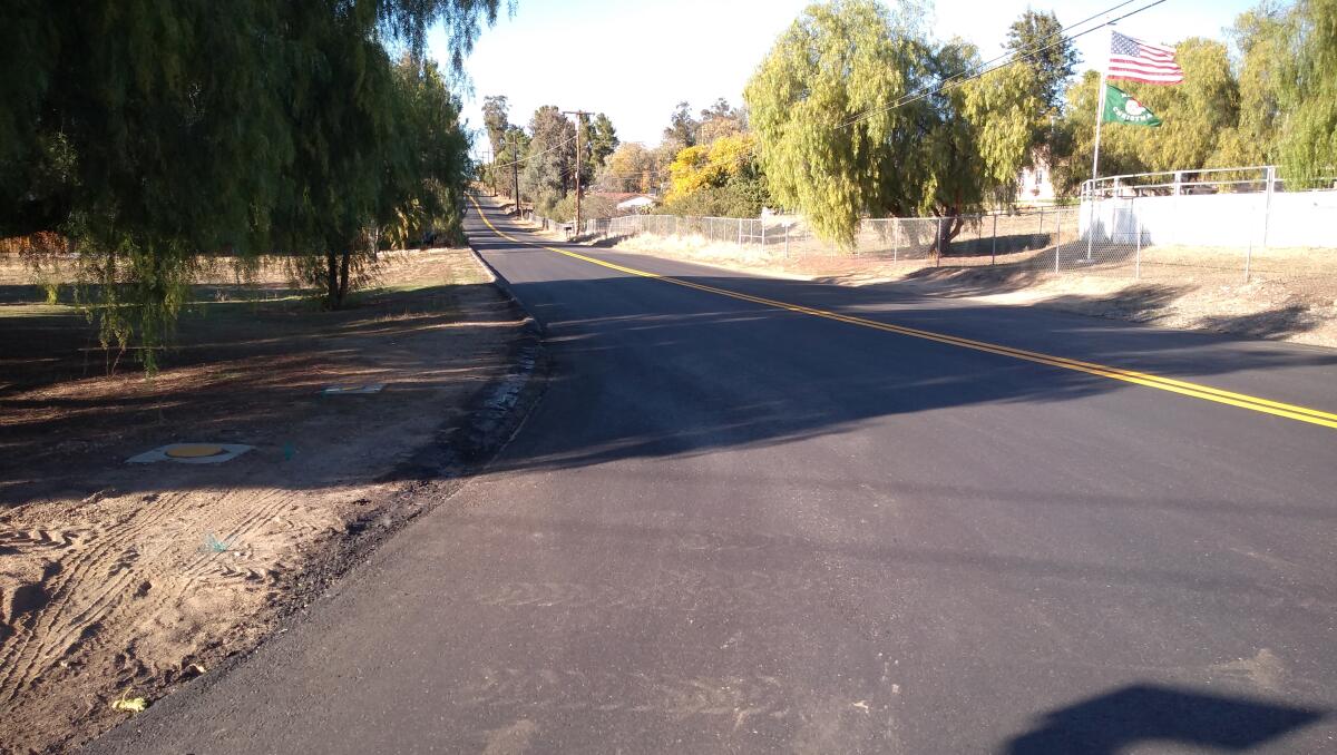 The county recently resurfaced Sixth Street from Main Street to Telford Lane as part of an annual resurfacing project.