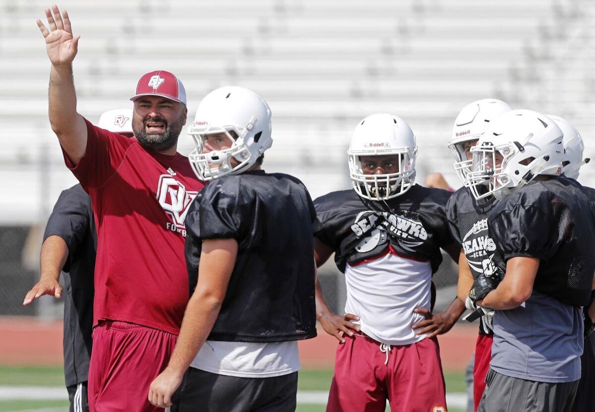 Luis Nuñez led the Seahawks to a 46-43 record and two Pac 4 League championships in nine seasons as Ocean View's coach.