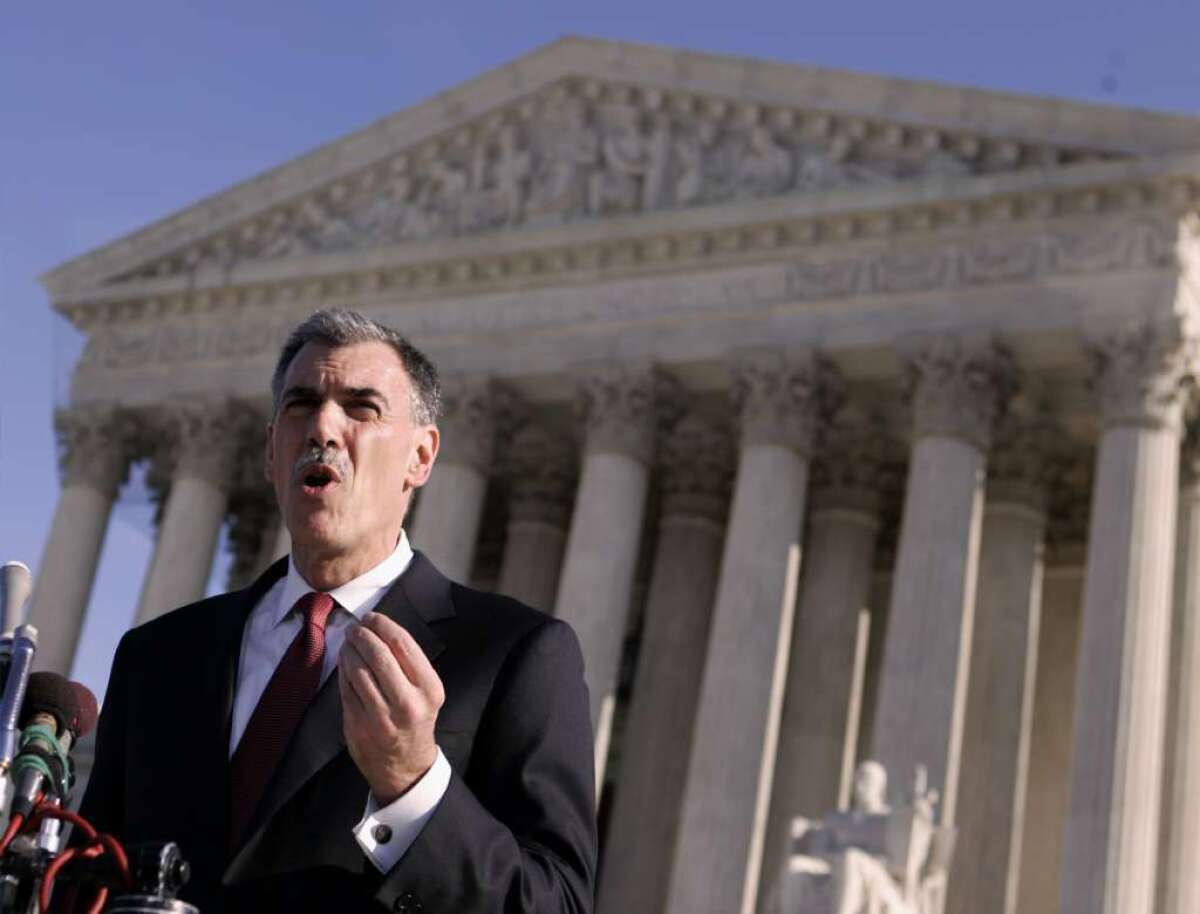 Solicitor General Donald Verrilli told the Supreme Court that Hobby Lobby and other businesses don't enjoy religious freedom.