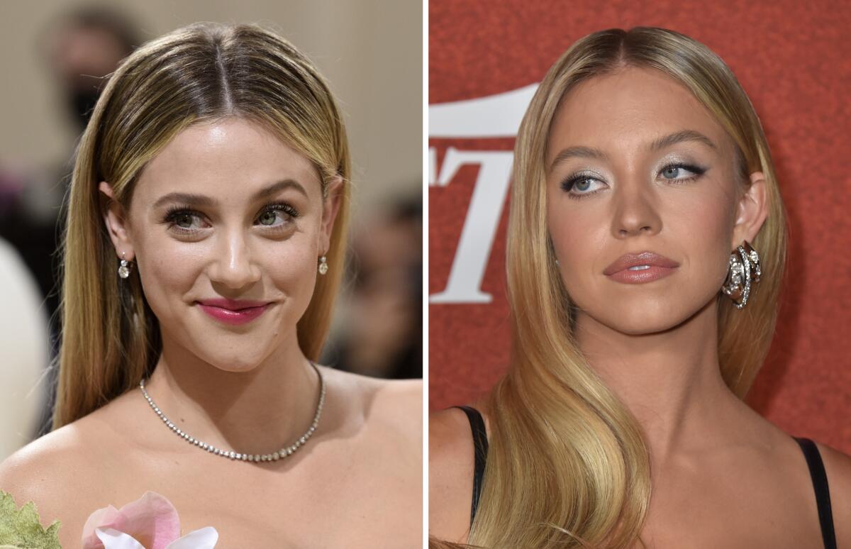 Lili Reinhart and Sydney Sweeney went with their beaus to a party over the weekend.
