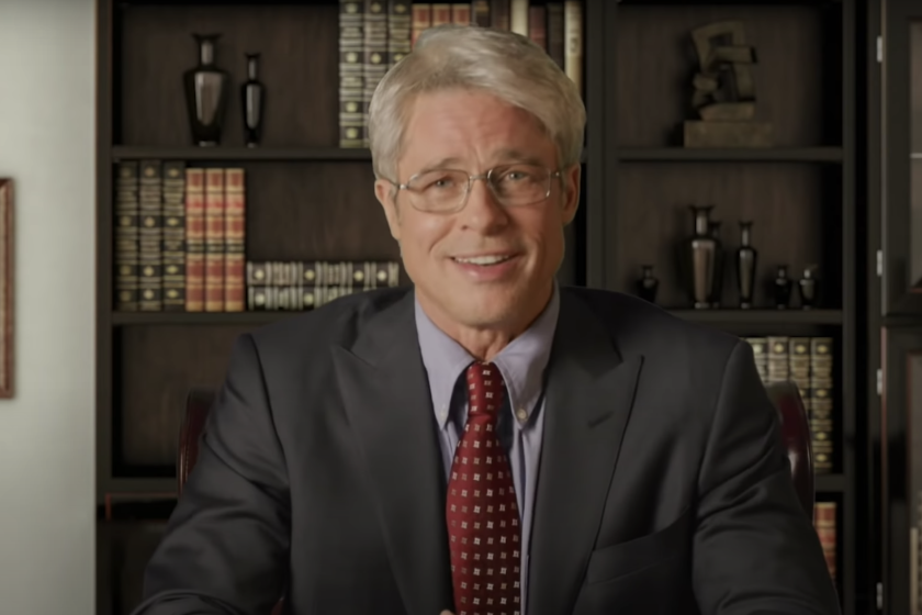 Brad Pitt plays Dr. Anthony Fauci in a sketch from the second at-home episode of "Saturday Night Live" on April 25, 2020.