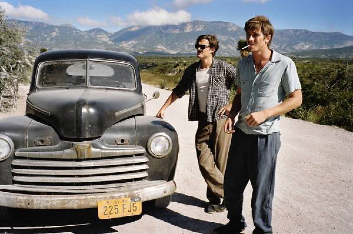 Sam Riley and Garrett Hedlund in Walter Salles' movie "On the Road."