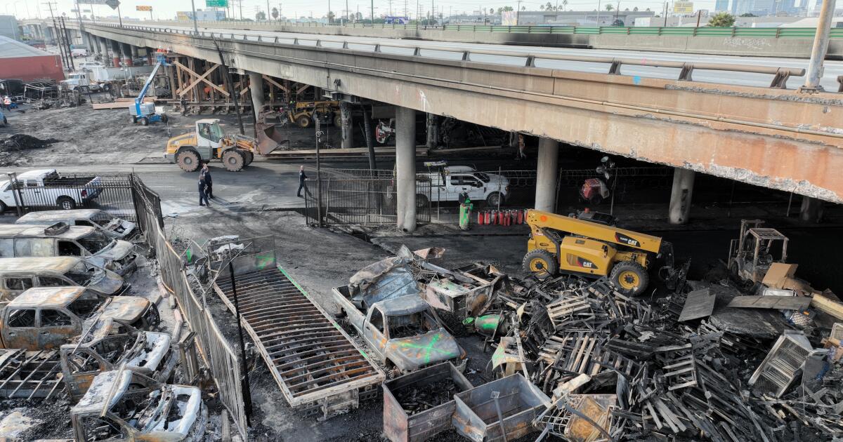 加利福尼亚交通部早已对10号高速公路上的火灾条件心知肚明