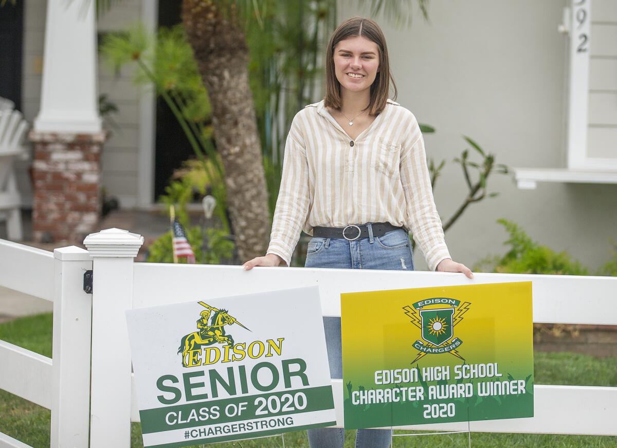 Edison High graduate Faith Riehm uses art for expression - Los Angeles ...