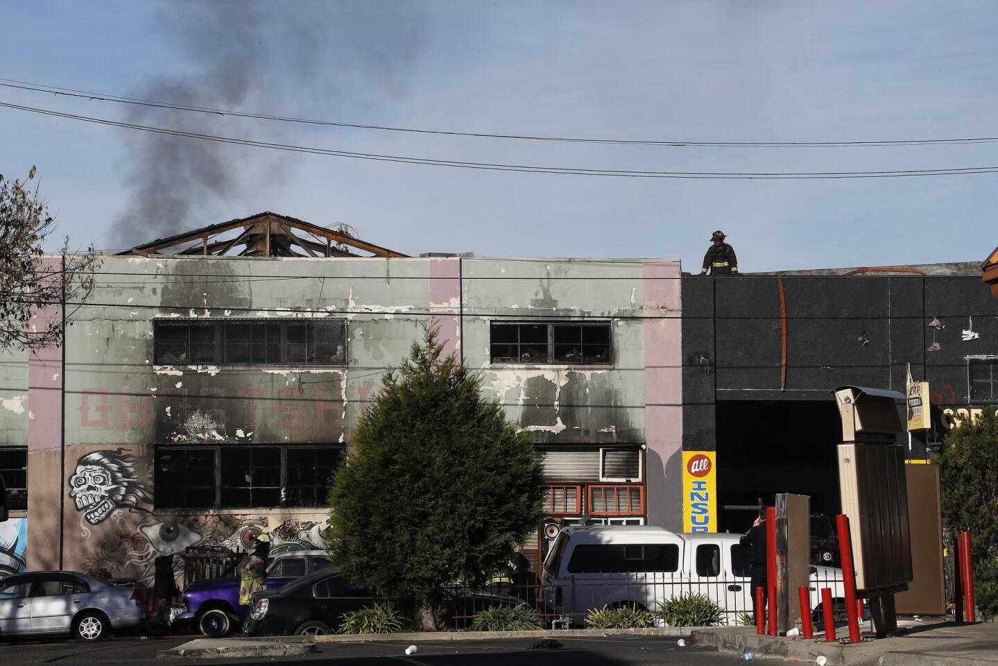 Oakland warehouse fire