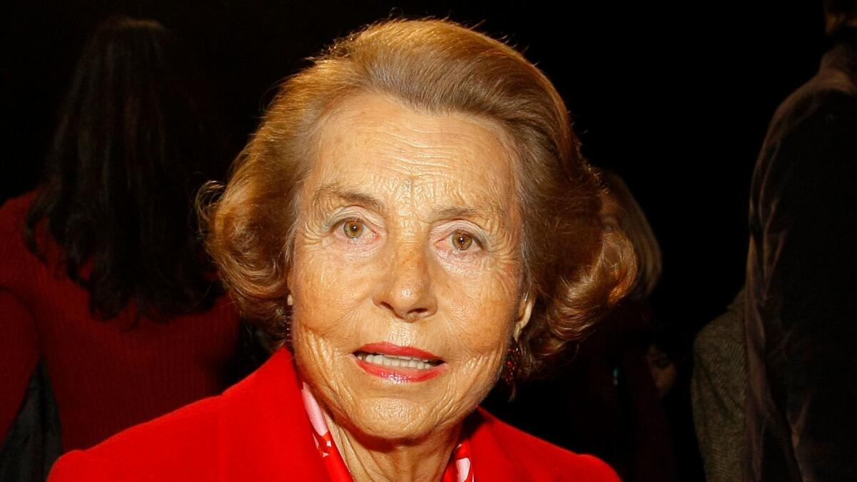 Liliane Bettencourt in 2011