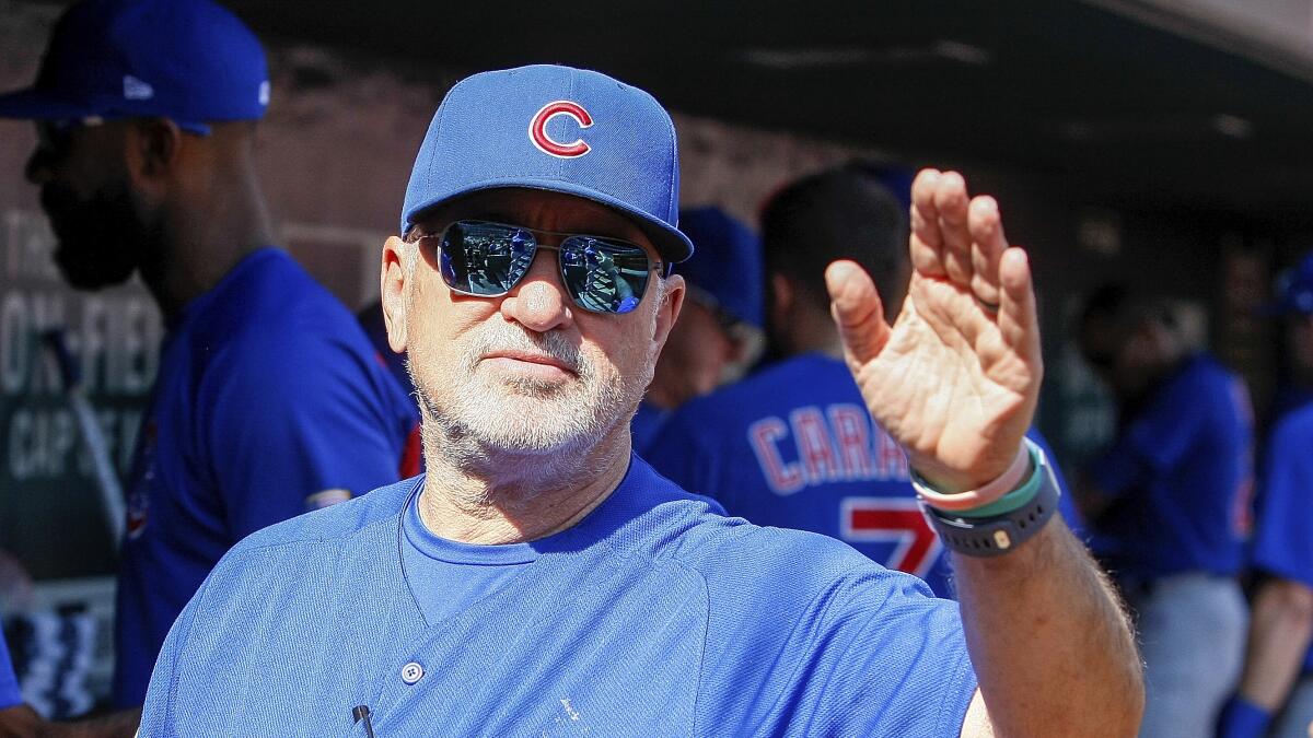 Cubs Manager Joe Maddon Is No Fan Of This Year's Players' Weekend