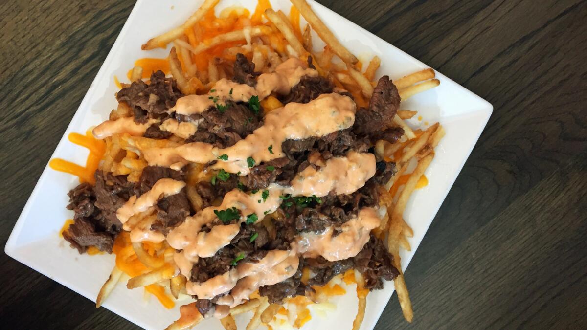 The shaken beef fries at Sup Noodle Bar in Buena Park. They are worth the drive.