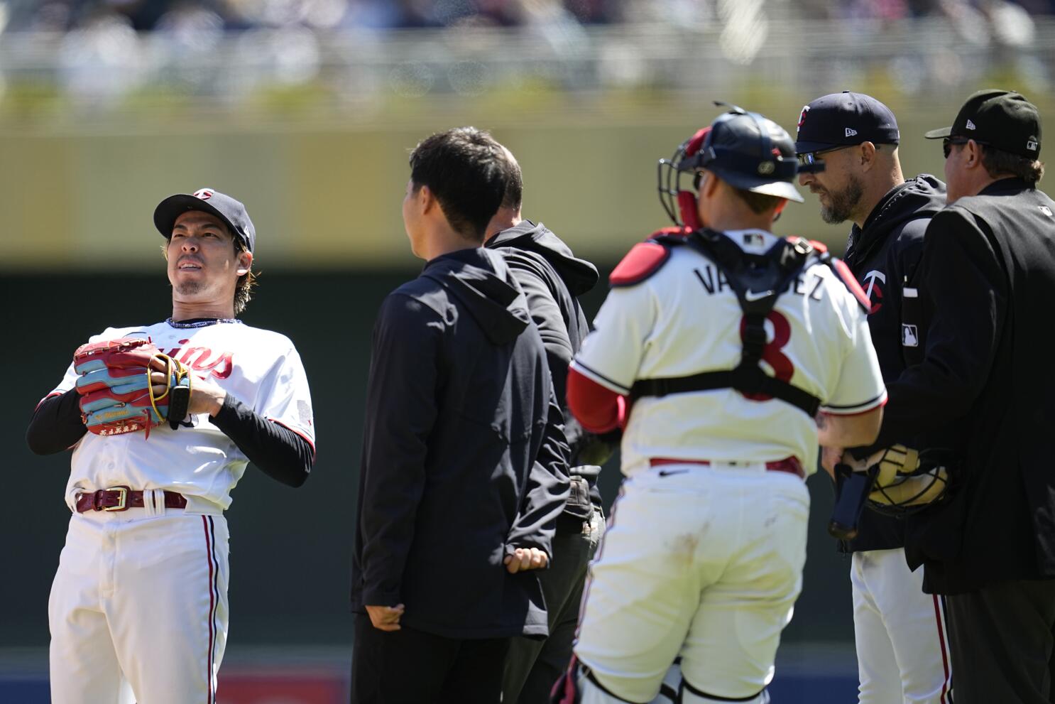 Twins' Kenta Maeda 'fine' after leaving start early - Sports