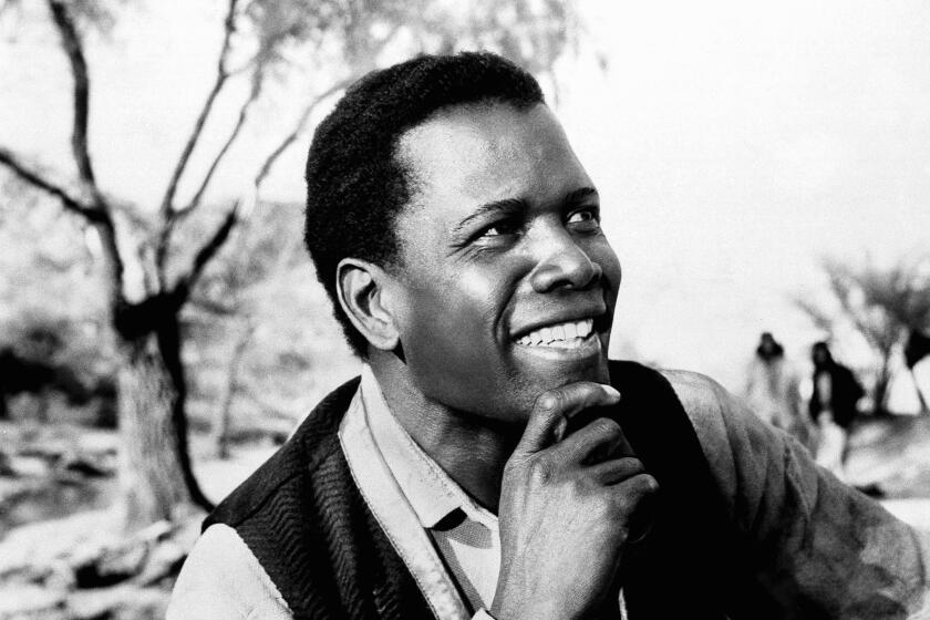 Shot of Sidney Poitier smiling