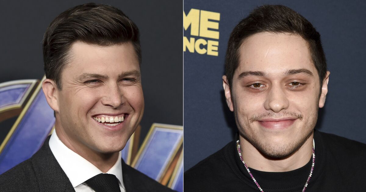 Stoned or ‘stone-cold sober’? Colin Jost corrects Pete Davidson on joint ferry buy