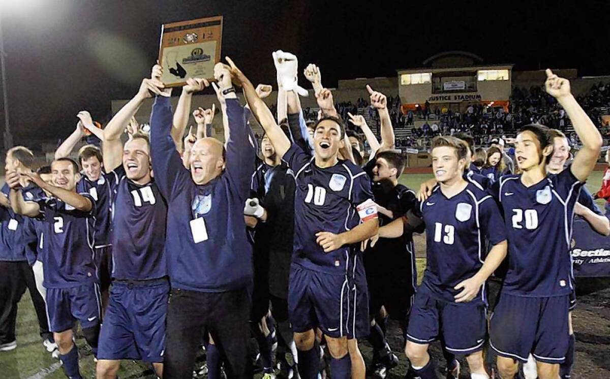 Under first-year coach Grant Clark, the Crescenta Valley High boys' soccer team realized its full potential with a CIF Southern Section Division IV title and deep CIF State run.