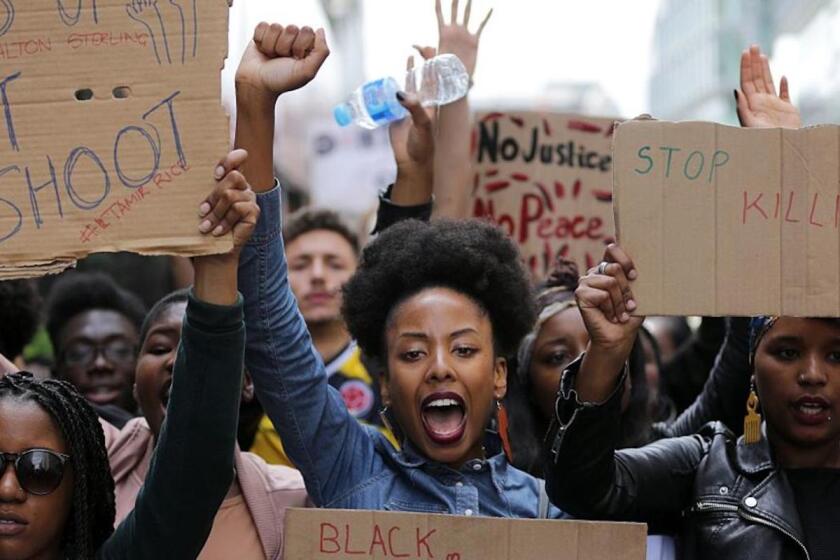 Una manifestación del movimiento activista Black Lives Matter.