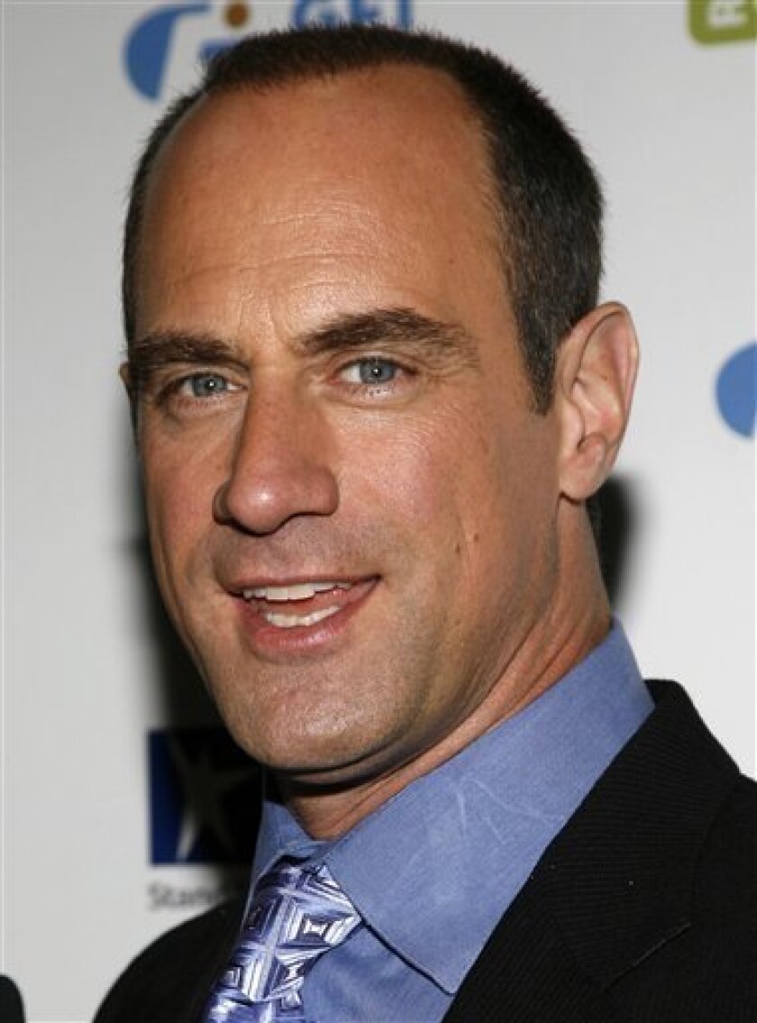 FILE - In this Nov. 5, 2008 file photo, actor Chris Meloni arrives to the 2nd annual Stand Up For Heroes: A Benefit for the Bob Woodruff Foundation in New York. (AP Photo/Stuart Ramson, file)