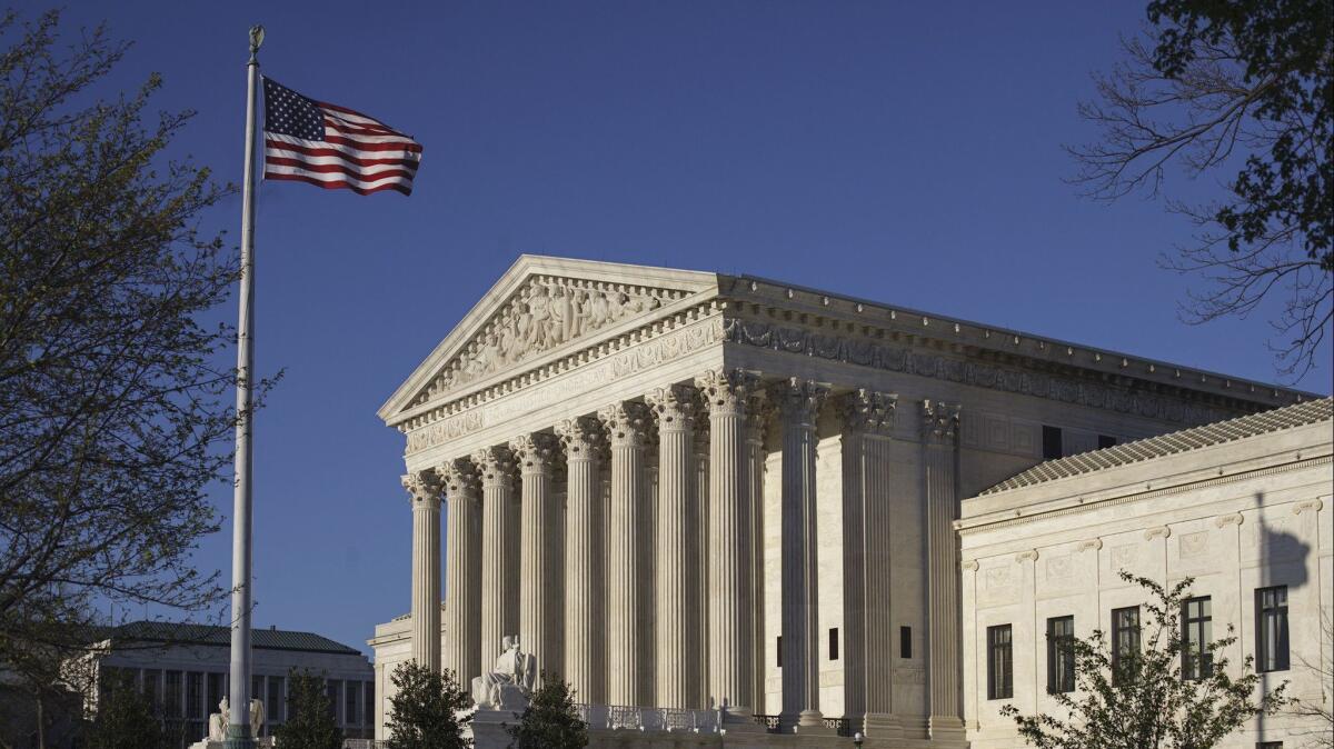 The U.S. Supreme Court in Washington.