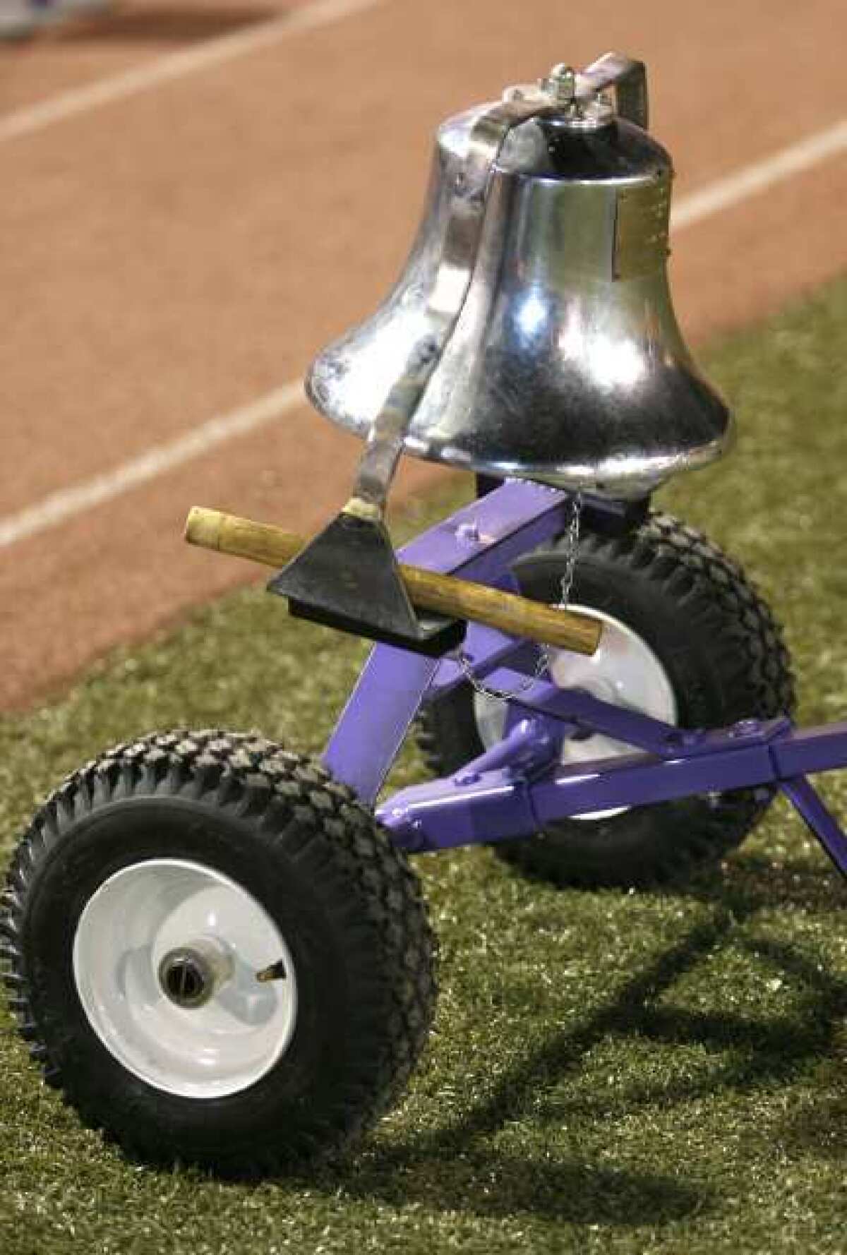 ARCHIVE PHOTO: The victory bell will be on the line when Glendale and Hoover face off at Moyse Field on Friday.