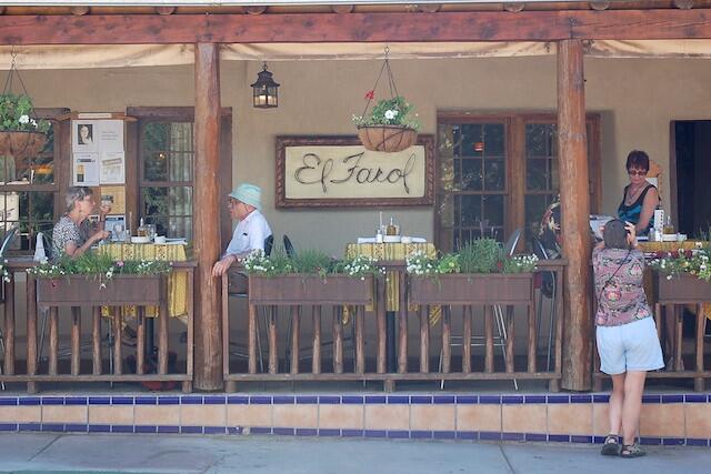 Restaurant on Canyon Road, Santa Fe, N.M. Photo taken 2010.