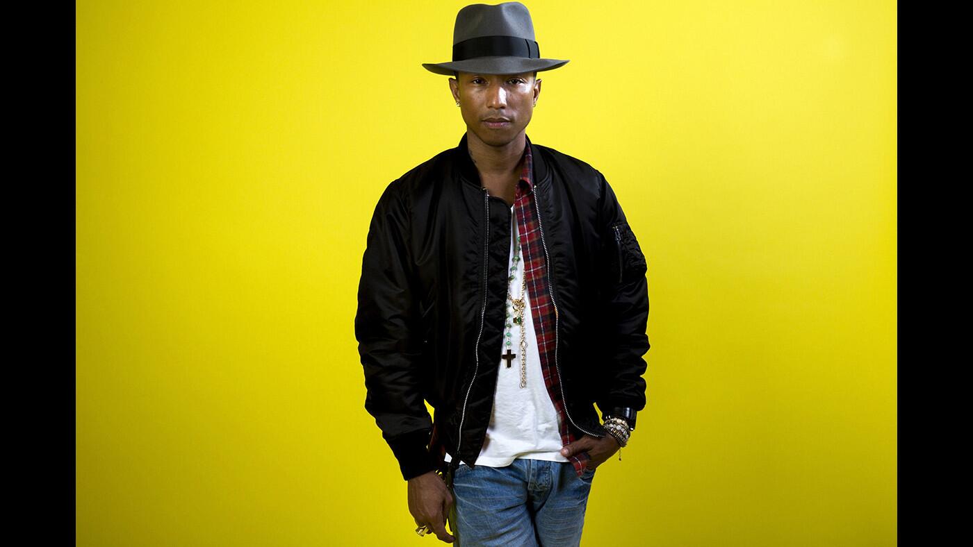 Singer, producer, actor and designer Pharrell Williams has had a productive year. In 2014, he released an album, joined "The Voice" and launched a list of fashion collaborations. Here are some highlights.
