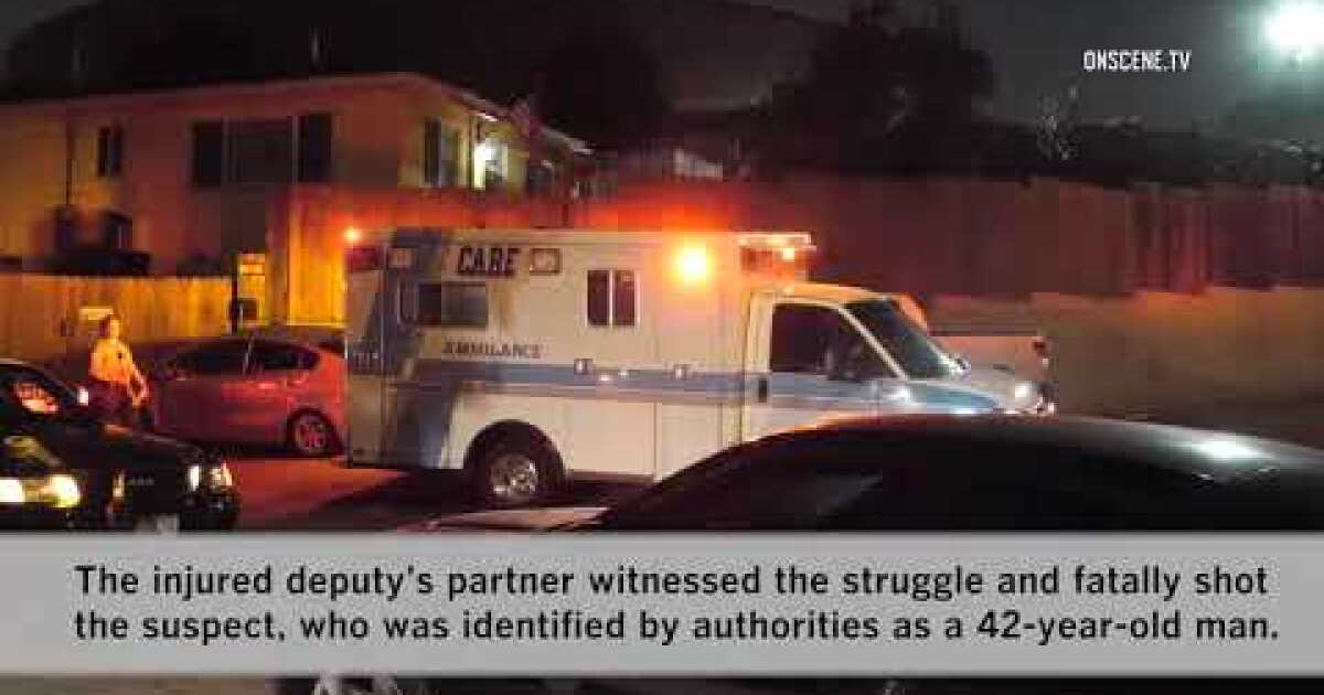 Deputy shot during scuffle with armed suspect in East L.A. is out of ...