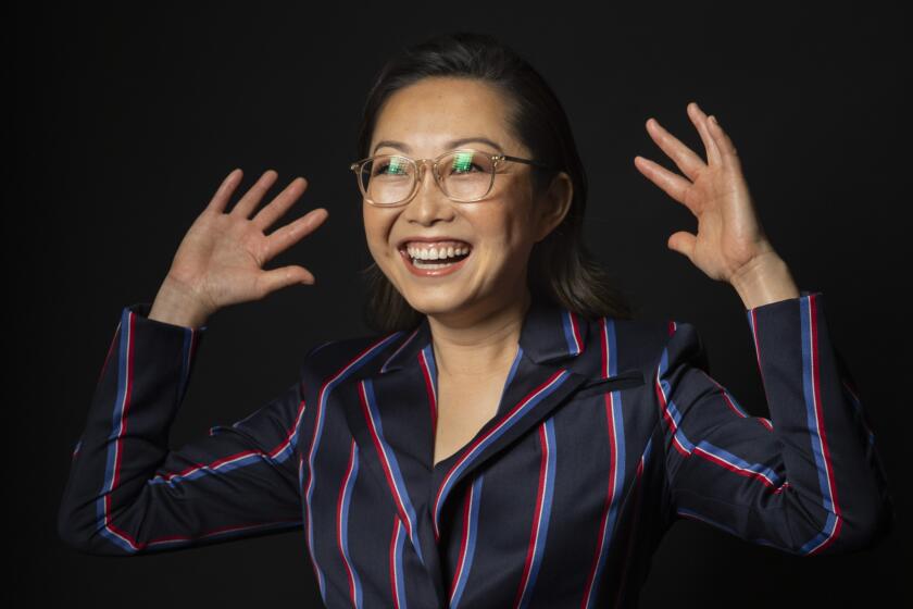BURBANK, CA --OCTOBER 27, 2019 —Director Lulu Wang is photographed in promotion of her film, “The Farewell,” before the Los Angeles Times’ Envelope Roundtable of directors, at Machinima Studios, in Burbank, CA, Oct 27, 2019. (Jay L. Clendenin / Los Angeles Times)