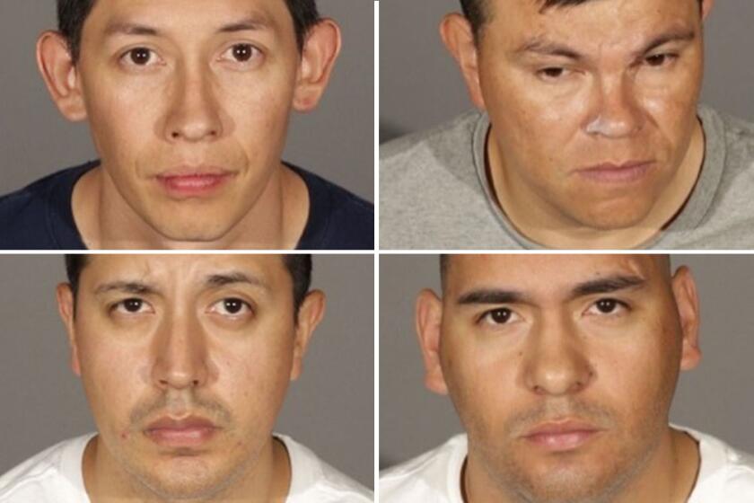 Four Colombian nationals were arrested in connection with  “burglary tourism” in Glendale, police said. 