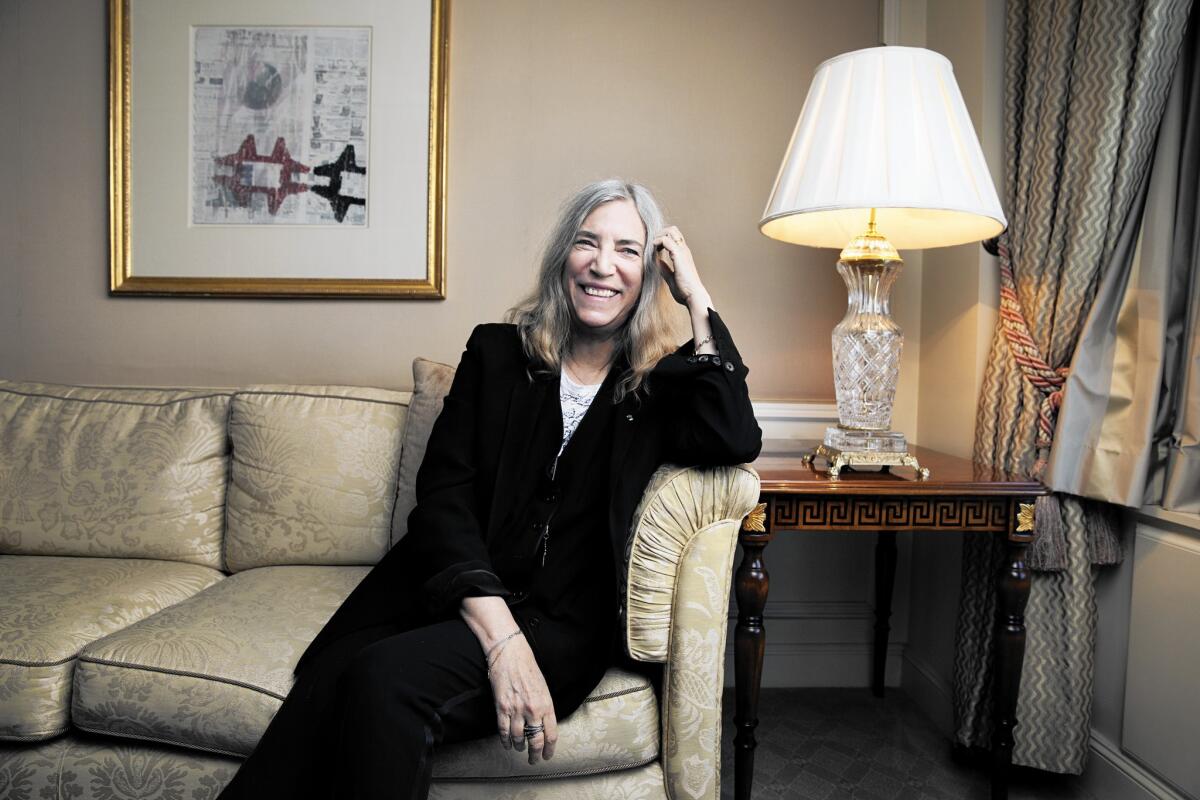 Patti Smith, seen last November in New York, offers a slice of life (with skeleton exposed) in her new book "M Train."