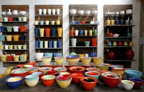 Every year, collectors of Bauer Pottery eagerly await the Atwater Village studios December sale of factory seconds. Beginning March 7, fans wont have to wait until the holidays, as the newly remodeled showroom will open to the public the first weekend of every month.
