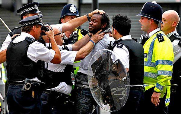 Rioting in London