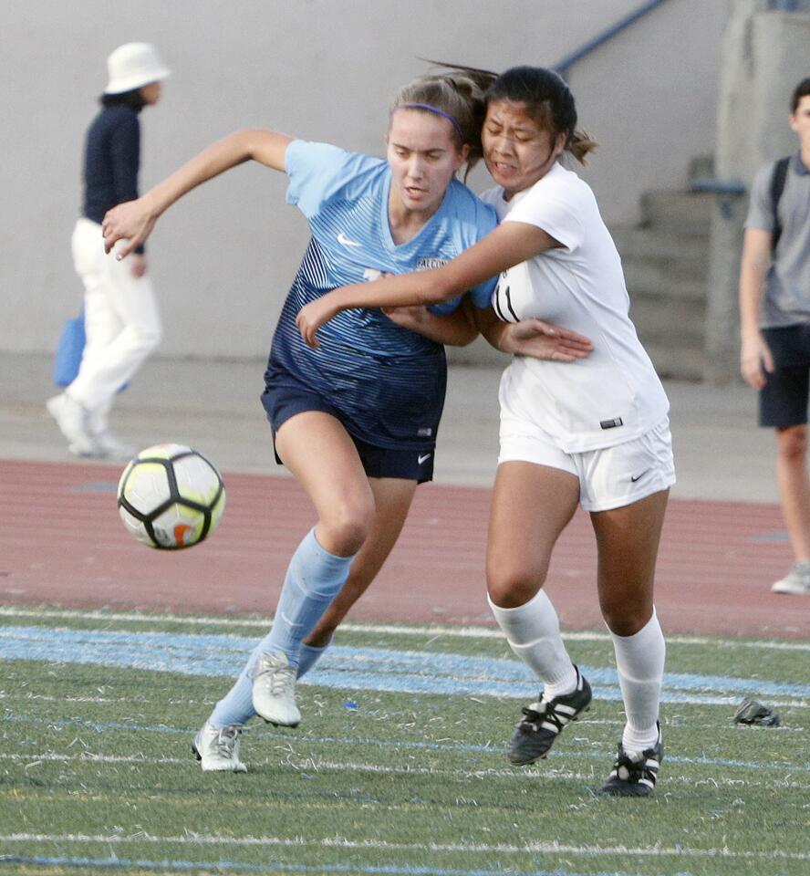 Photo Gallery: Crescenta Valley vs. Flintridge Sacred Heart Academy girls' soccer